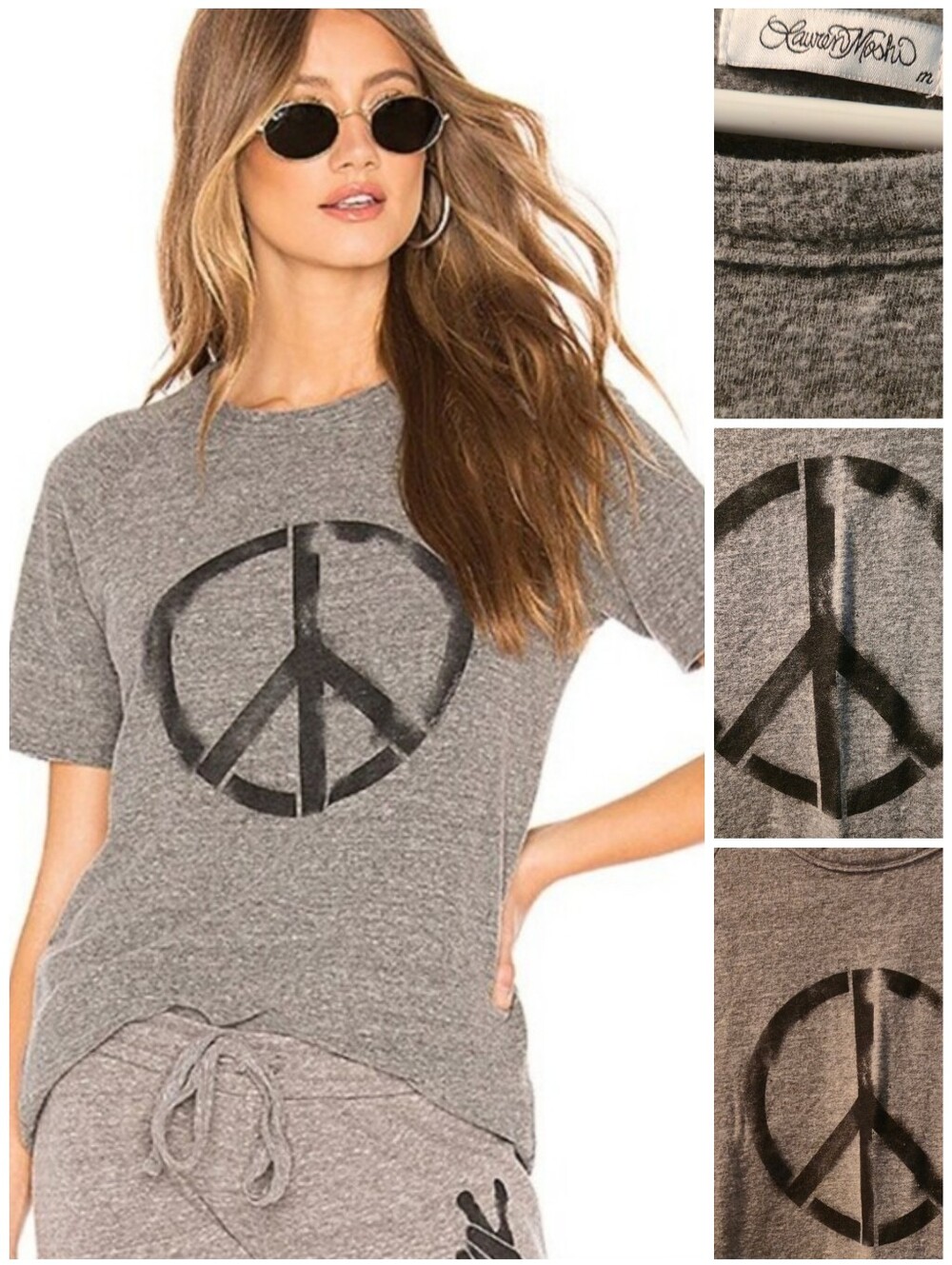 Lauren Moshi Peace Symbol sweater